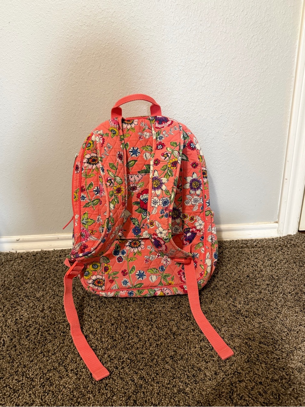 Vera Bradley Coral Bancroft Backpack - Picture 3 of 7